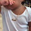 Baby Mother Kids Jewelry Personalized Name Children Necklace Custom Girl Necklace Stainless Steel Chain Birthday collier femme