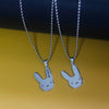 Bad Bunny Pendant Necklace Beads Chain Stainless Steel Famous Singer Pendant Necklace Fans Gift
