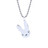 Bad Bunny Pendant Necklace Beads Chain Stainless Steel Famous Singer Pendant Necklace Fans Gift
