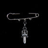 Bag Pin Accessories for Men women Brooch cross punk bag chain Decoration single shoulder slant bag Pendant DIY suit simple