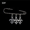 Bag Pin Accessories for Men women Brooch cross punk bag chain Decoration single shoulder slant bag Pendant DIY suit simple