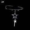 Bag Pin Accessories for Men women Brooch cross punk bag chain Decoration single shoulder slant bag Pendant DIY suit simple