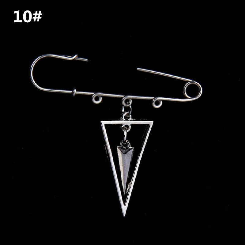 Bag Pin Accessories for Men women Brooch cross punk bag chain Decoration single shoulder slant bag Pendant DIY suit simple