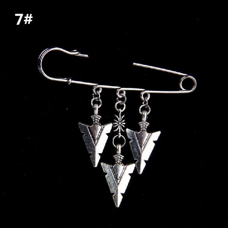 Bag Pin Accessories for Men women Brooch cross punk bag chain Decoration single shoulder slant bag Pendant DIY suit simple