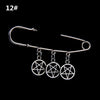 Bag Pin Accessories for Men women Brooch cross punk bag chain Decoration single shoulder slant bag Pendant DIY suit simple