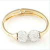 Ball Crystal Cuff Bracelets Bangles Charm Bracelet For Women Gold Color Bracelet Bangles Jewelry Pulseira Feminina Bracciale