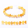 Baltic Amber Bracelet for Adult - Simple Package - Lab-Tested Authentic - 2 Sizes - 10 Colors