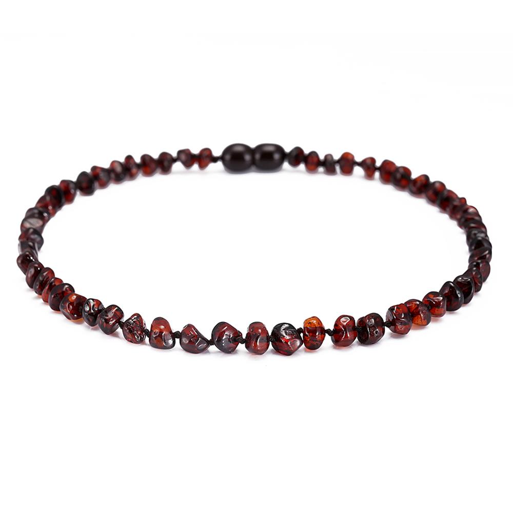 Baltic Amber Teething Necklace/Bracelet for Baby - Simple Package - 3 Sizes - 10 Colors - Lab Tested