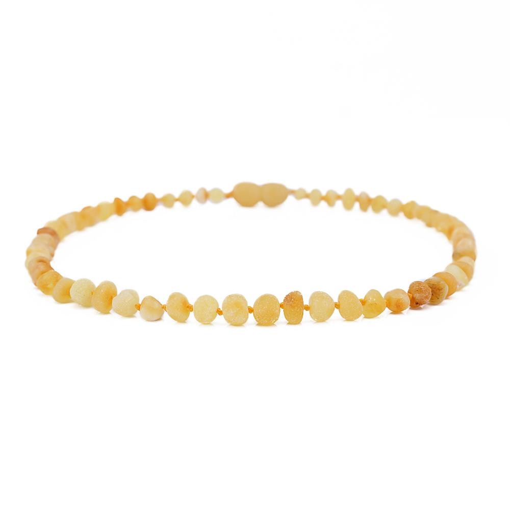 Baltic Amber Teething Necklace/Bracelet for Baby - Simple Package - 3 Sizes - 10 Colors - Lab Tested