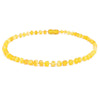 Baltic Amber Teething Necklace/Bracelet for Baby - Simple Package - 3 Sizes - 10 Colors - Lab Tested