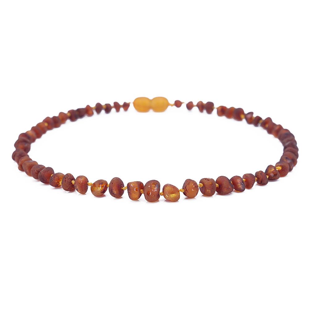 Baltic Amber Teething Necklace/Bracelet for Baby - Simple Package - 3 Sizes - 10 Colors - Lab Tested