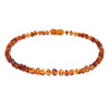 Baltic Amber Teething Necklace/Bracelet for Baby - Simple Package - 3 Sizes - 10 Colors - Lab Tested