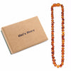 Baltic Amber Teething Necklace for Baby Size 14-35cm - Gift Box - 4 Colors