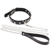 Bandage Collar and Leash Sex Slave Necklace Pu Leather Bdsm Choker for Women Sexo Restraints Collar Sexual Fetish Adjustable