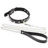 Bandage Collar and Leash Sex Slave Necklace Pu Leather Bdsm Choker for Women Sexo Restraints Collar Sexual Fetish Adjustable