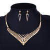 Banny Pink Shiny Alloy Triangle Pendant Choker Necklace For Women Chunky Metal Statement Chain Choker Collar Jewelry