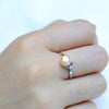 AAA Zircon Decoration Pearl Ring Fine Jewelry of Silver Pearl Rings 925 Sterling Silver Rings for Women