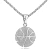 Basketball Football Pendant Necklace Men's Necklace Style Metal Pendant Accessories Party Jewelry Two Colors