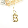 Oversized capital Initial Necklace Custom Name Large 26 Letters Alphabet Punk Style Gold Color Alloy Jewelry for Women