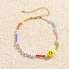 Beach Ethnic Style European and American Beaded Necklace Colorful Acrylic Imitation Pearl Necklaces for Women Jewlery