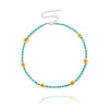 Beaded Choker Necklace Handmade Flower Necklace  For women Teen Girls Beach Necklace