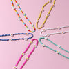 Beaded Choker Necklace Handmade Flower Necklace  For women Teen Girls Beach Necklace