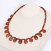 Beads Natural Stone Necklaces Tassel Women Short Necklace Chain Men Statement Jewelry Boho Maxi Necklaces Agate Amber Jade Gifts