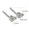 925 Sterling Sliver Zircon Stud Earring Accessories Woman Jewelry ID36310