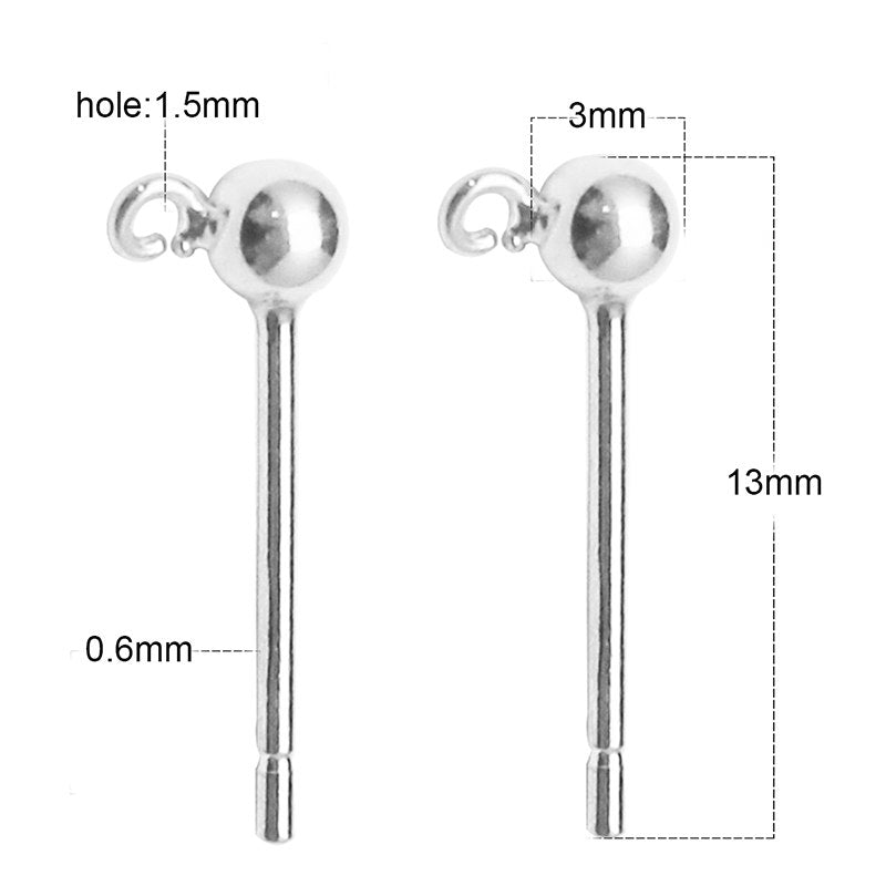 ID 25340 the most fashion earing ear stud component for beautiful cartilage earrings