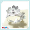 ID26986 unique pattern rings for women factory price flower rings for her