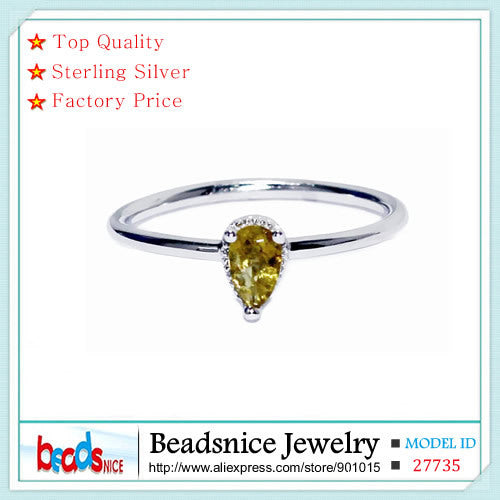 ID27735 most fashion design silver 925 custom ring   handmade unique pure silver midi rings with tourmaline