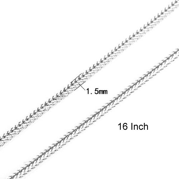 sterling silver chain necklace for women fashion necklace party gift   ID 33700