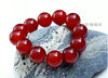 Beautiful 14 Mm Red Agate Beads Elastic Bracelet Jewelry Gift Wholesale