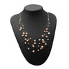 Beautiful Baroque Multi-layer Pearl Necklace for women 925 sterling silver Nine Natural pearl colors necklace