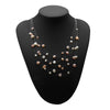 Beautiful Baroque Multi-layer Pearl Necklace for women 925 sterling silver Nine Natural pearl colors necklace