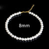 Beautiful White Imitation Pearl Choker Necklace Big Round Pearl Wedding Necklace for Women Charm Jewelry