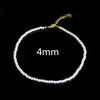 Beautiful White Imitation Pearl Choker Necklace Big Round Pearl Wedding Necklace for Women Charm Jewelry