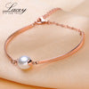 Beautiful ankel bracelets 925 sterling silver bracelet,wedding natural pearl bracelet jewelry birthd gift mother