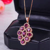 Beautiful heart cut gemstone pendant 9pcs 4mm*4mm natural pyrope garnet silver necklace pendant solid 925 silver garnet pendant