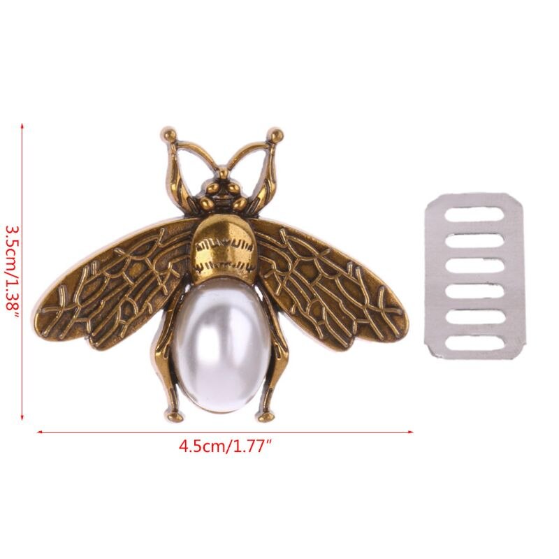 Bee Metal Bag Decoration for DIY Shoulder Bags Casual Tote Messenger Accessories