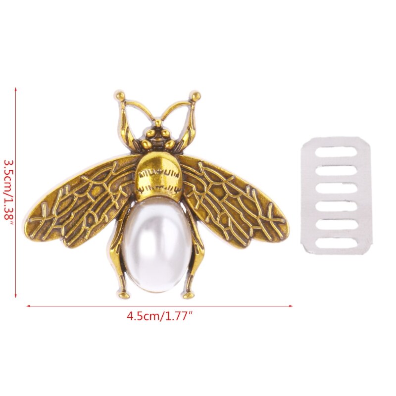 Bee Metal Bag Decoration for DIY Shoulder Bags Casual Tote Messenger Accessories