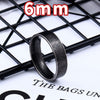 316L Stainless steel Antique Silver Color Fashion Wedding Ring Co Man's High Polished fashion Jewelry LR-R093