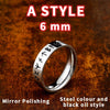 316L Stainless steel Fashion Style MEN and women Retro Odin Jewelry Viking Female Amulet Vintage Norse Rune words Rings