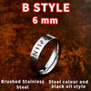 316L Stainless steel Fashion Style MEN and women Retro Odin Jewelry Viking Female Amulet Vintage Norse Rune words Rings
