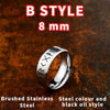 316L Stainless steel Fashion Style MEN and women Retro Odin Jewelry Viking Female Amulet Vintage Norse Rune words Rings