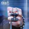 Beier 316L stainless Viking Norse Odin Thors Mjolnir Hammer Men  scandinavian Necklace pendant skull Jewelry LP390