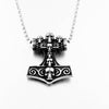 Beier 316L stainless Viking Norse Odin Thors Mjolnir Hammer Men  scandinavian Necklace pendant skull Jewelry LP390