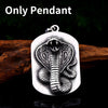 Beier 316L stainless steel Norse Vikings Pendant Necklace Stereo 3D Cobra Original Animal Jewelry LP550
