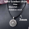 Beier 316L stainless steel Tibet Spiritual Necklace Tibet Mandala pendant Necklace geometry amulet Religious jewelry LP310