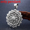 Beier 316L stainless steel Tibet Spiritual Necklace Tibet Mandala pendant Necklace geometry amulet Religious jewelry LP310